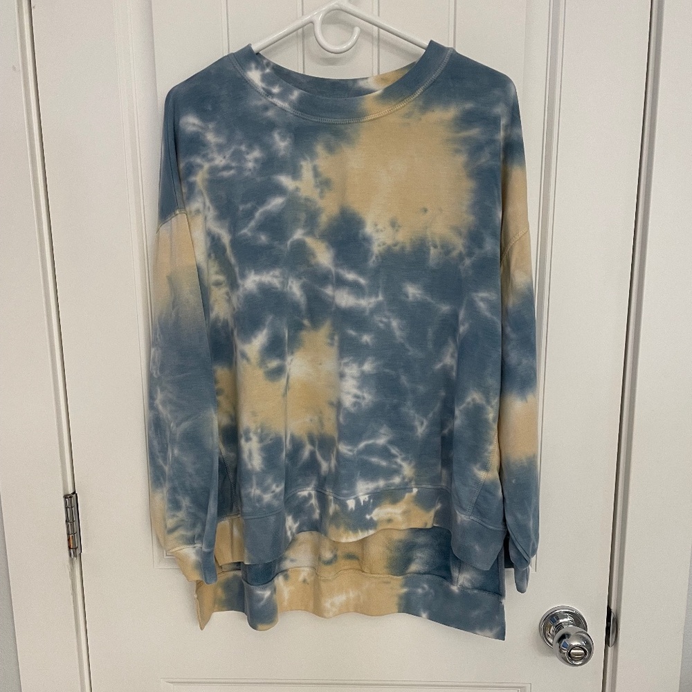 Found Los Angeles Oversized Tie-dye Sweatshirt, Size S